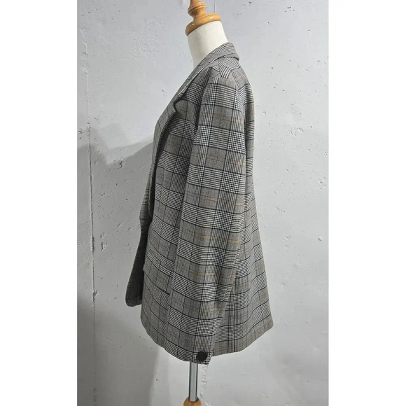 Vintage Pendelton 100% Wool Plaid Blazer sz 8 - Picture 2 of 5